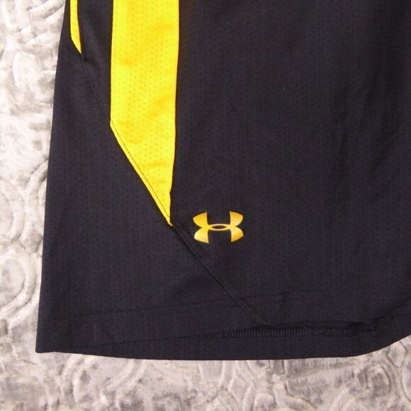 Under Armour PLU Football Shorts Mens Medium Black Pacific Lutheran Athletic - Picture 4 of 10